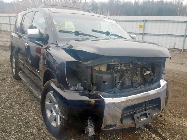 5N1AA08B76N732544 - 2006 NISSAN ARMADA SE BLACK photo 1