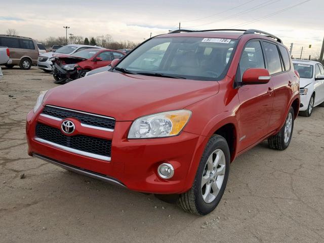 2T3BF31V59W005822 - 2009 TOYOTA RAV4 LIMIT RED photo 2