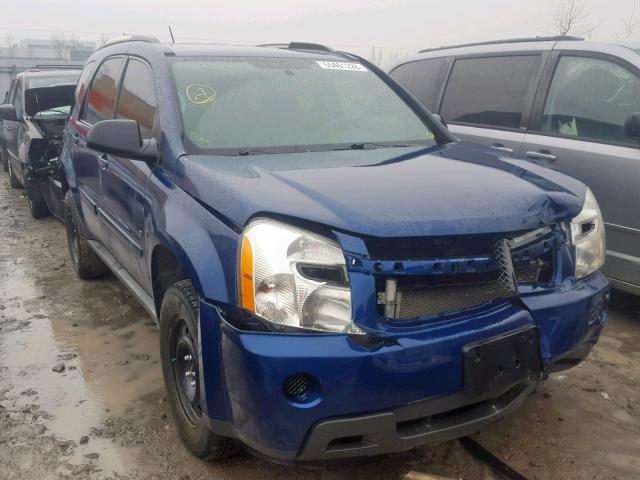 2CNDL13F296221338 - 2009 CHEVROLET EQUINOX LS BLUE photo 1