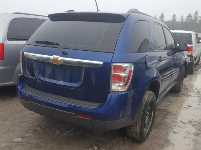 2CNDL13F296221338 - 2009 CHEVROLET EQUINOX LS BLUE photo 4