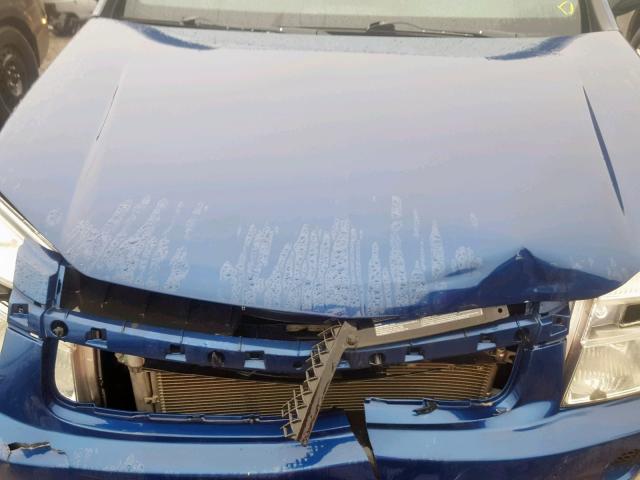 2CNDL13F296221338 - 2009 CHEVROLET EQUINOX LS BLUE photo 7