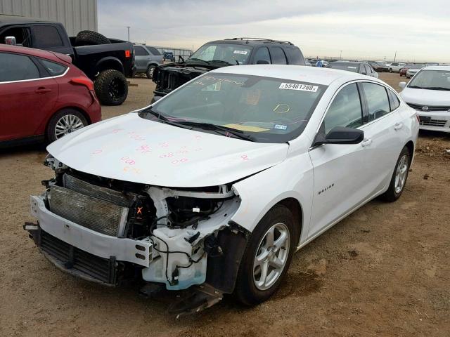 1G1ZC5ST2GF263383 - 2016 CHEVROLET MALIBU LS თეთრი ფოტო 2