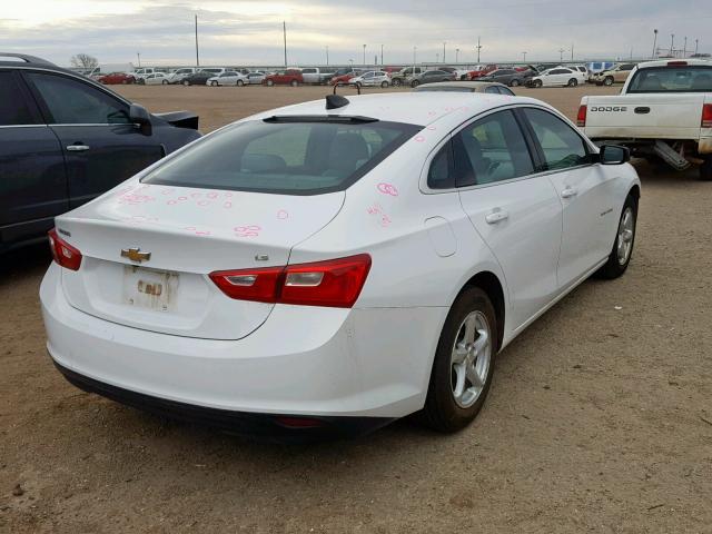 1G1ZC5ST2GF263383 - 2016 CHEVROLET MALIBU LS თეთრი ფოტო 4