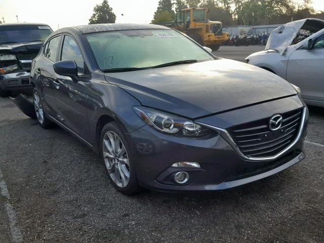 JM1BM1L36F1236292 - 2015 MAZDA 3 TOURING GRAY photo 1