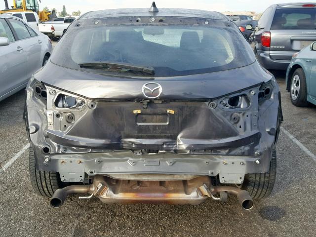 JM1BM1L36F1236292 - 2015 MAZDA 3 TOURING GRAY photo 9