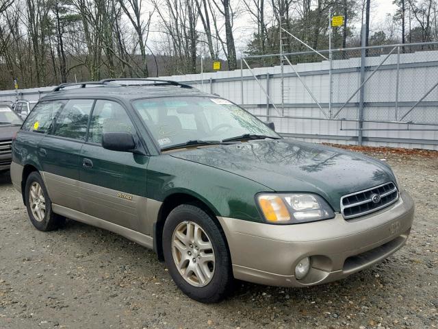 4S3BH675217622047 - 2001 SUBARU LEGACY OUT GREEN photo 1