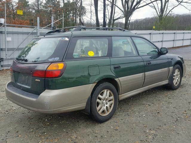 4S3BH675217622047 - 2001 SUBARU LEGACY OUT GREEN photo 4