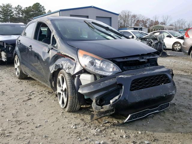 KNADN5A32C6094129 - 2012 KIA RIO EX BLACK photo 1