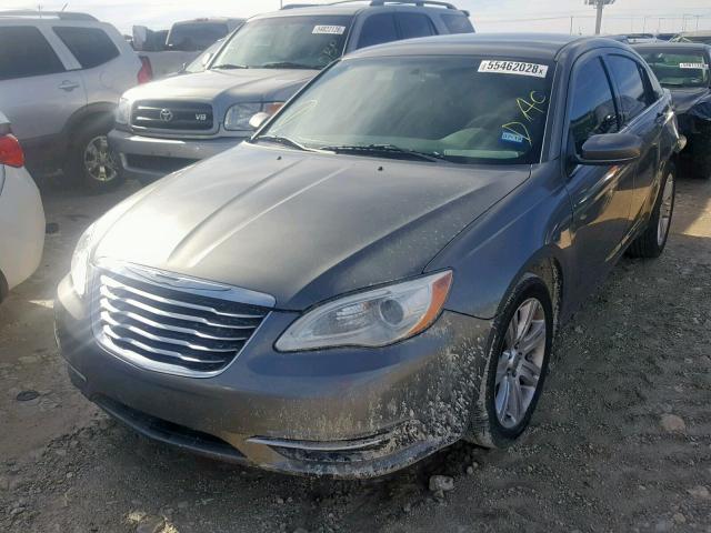 1C3CCBBB4CN164104 - 2012 CHRYSLER 200 TOURIN GRAY photo 2