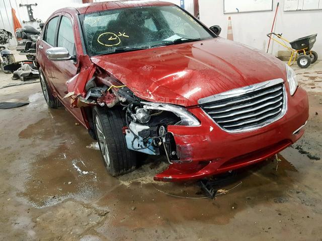 1C3CCBCG6DN747236 - 2013 CHRYSLER 200 LIMITE BURGUNDY photo 9