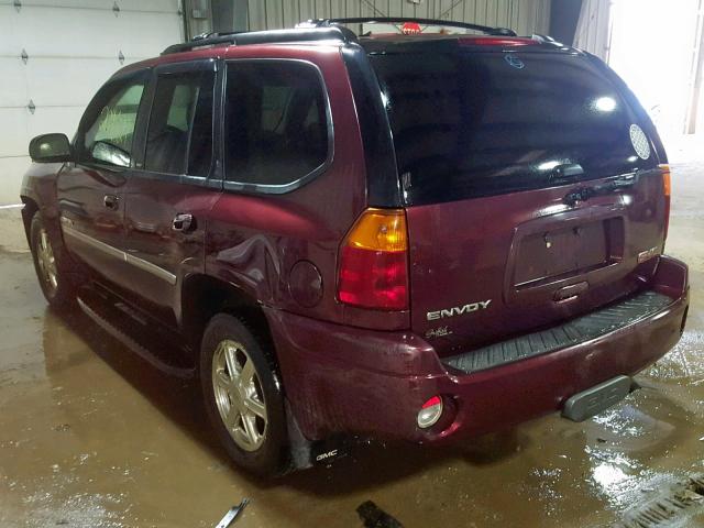 1GKDT13S562267406 - 2006 GMC ENVOY RED photo 3