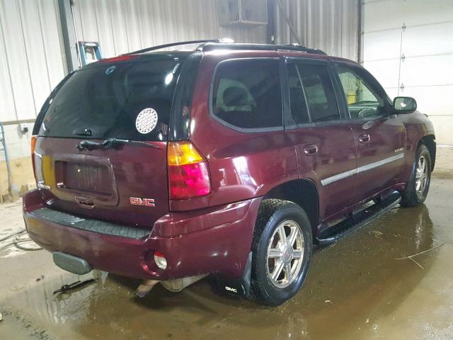 1GKDT13S562267406 - 2006 GMC ENVOY RED photo 4