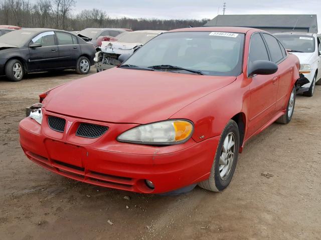 1G2NF52E94M547202 - 2004 PONTIAC GRAND AM S RED photo 2