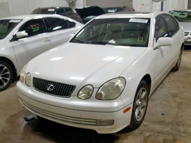 JT8BD69S310136577 - 2001 LEXUS GS 300 WHITE photo 2