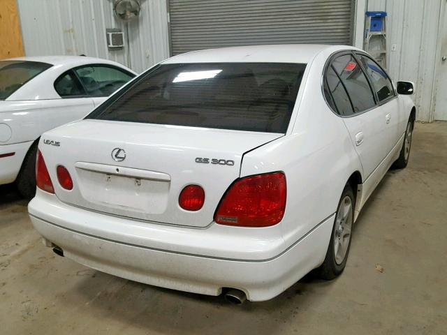 JT8BD69S310136577 - 2001 LEXUS GS 300 WHITE photo 4