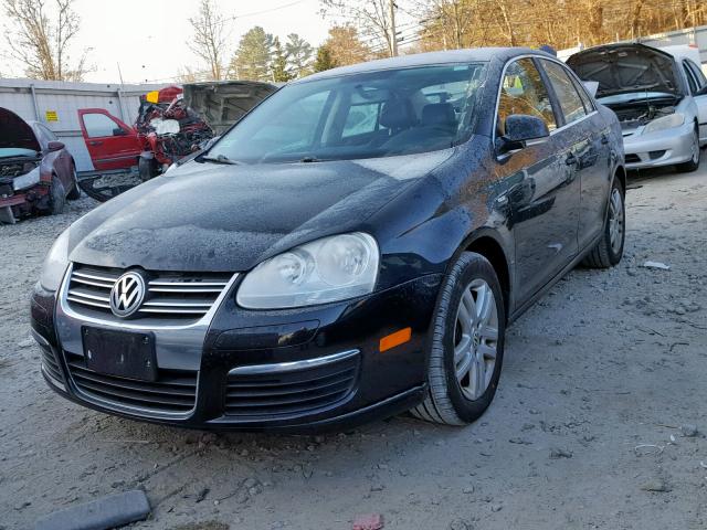 3VWEG71K07M158191 - 2007 VOLKSWAGEN JETTA WOLF BLACK photo 2