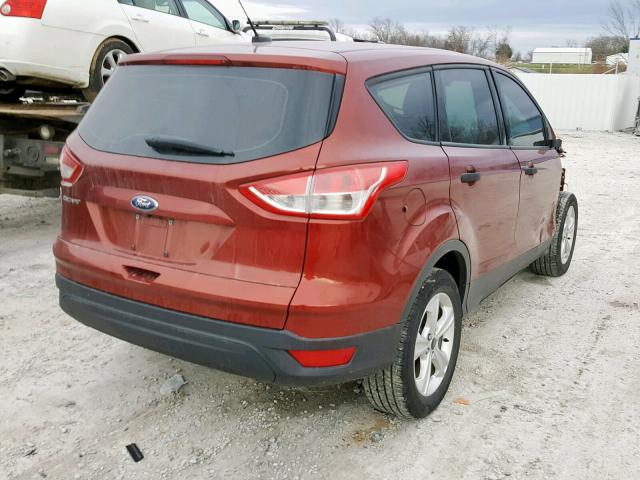 1FMCU0F74GUB13244 - 2016 FORD ESCAPE S RED photo 4