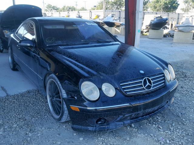 WDBPJ75JX1A015220 - 2001 MERCEDES-BENZ CL 500 BLACK photo 1