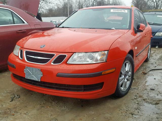 YS3FD46Y071113267 - 2007 SAAB 9-3 2.0T RED photo 2