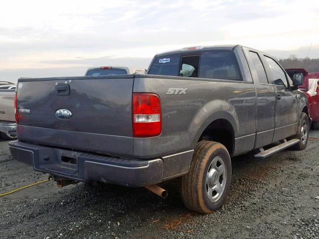 1FTRX12W66NA32022 - 2006 FORD F150 GRAY photo 4