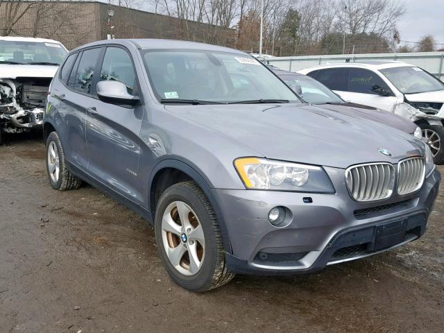 5UXWX5C51BL709644 - 2011 BMW X3 XDRIVE2 GRAY photo 1