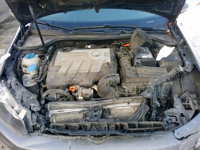 WVWNM7AJ1CW242985 - 2012 VOLKSWAGEN GOLF 灰色 照片 7