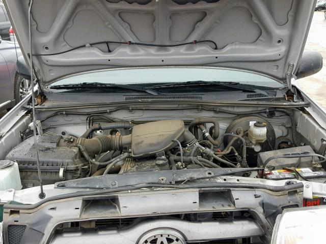 5TENX22N69Z644525 - 2009 TOYOTA TACOMA SILVER photo 7