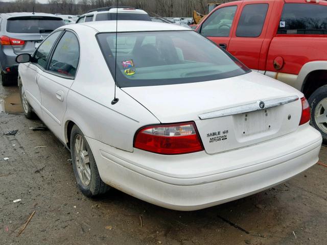 1MEFM50215A627402 - 2005 MERCURY SABLE GS WHITE photo 3