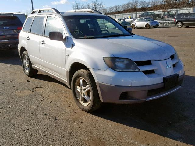 JA4LZ31G93U048295 - 2003 MITSUBISHI OUTLANDER SILVER photo 1