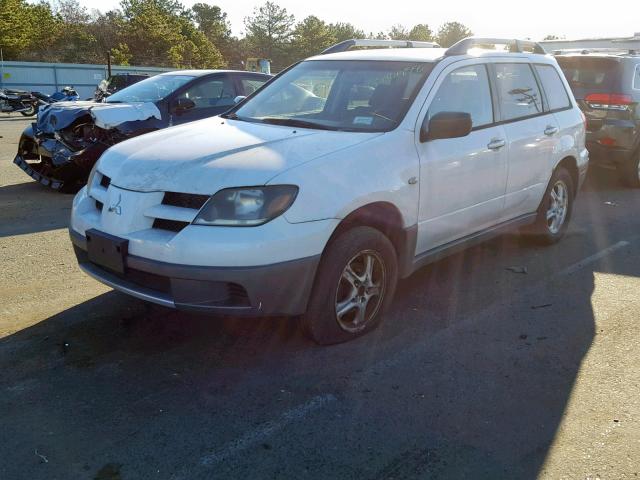 JA4LZ31G93U048295 - 2003 MITSUBISHI OUTLANDER SILVER photo 2