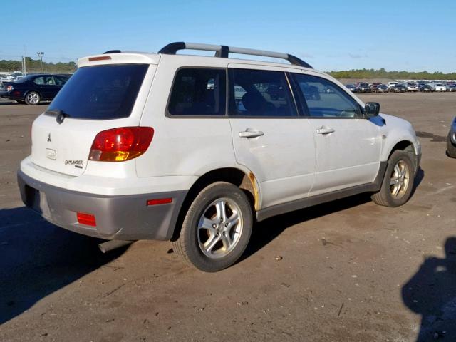 JA4LZ31G93U048295 - 2003 MITSUBISHI OUTLANDER SILVER photo 4