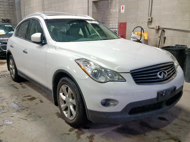JNKAJ09F18M360616 - 2008 INFINITI EX35 BASE WHITE photo 1