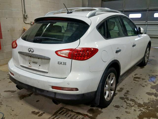 JNKAJ09F18M360616 - 2008 INFINITI EX35 BASE WHITE photo 4
