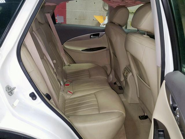 JNKAJ09F18M360616 - 2008 INFINITI EX35 BASE WHITE photo 6