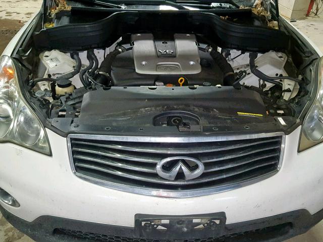 JNKAJ09F18M360616 - 2008 INFINITI EX35 BASE WHITE photo 7