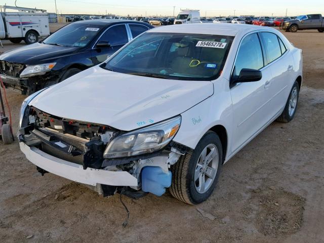 1G11B5SL9EF144386 - 2014 CHEVROLET MALIBU LS WHITE photo 2