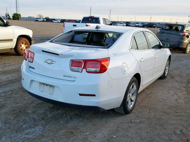 1G11B5SL9EF144386 - 2014 CHEVROLET MALIBU LS WHITE photo 4