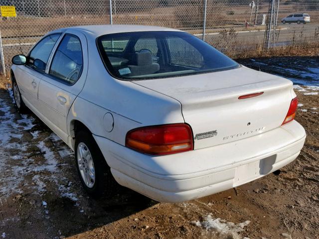 1B3EJ46X7XN509001 - 1999 DODGE STRATUS WHITE photo 3