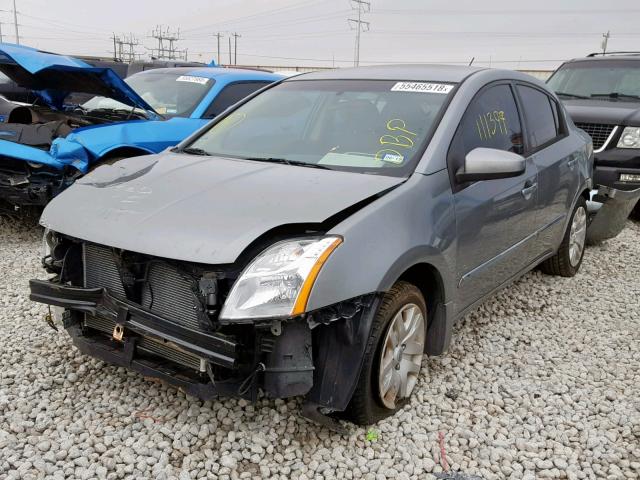 3N1AB6AP6AL616810 - 2010 NISSAN SENTRA 2.0 GRAY photo 2