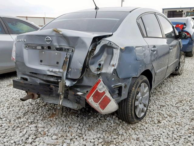 3N1AB6AP6AL616810 - 2010 NISSAN SENTRA 2.0 GRAY photo 4