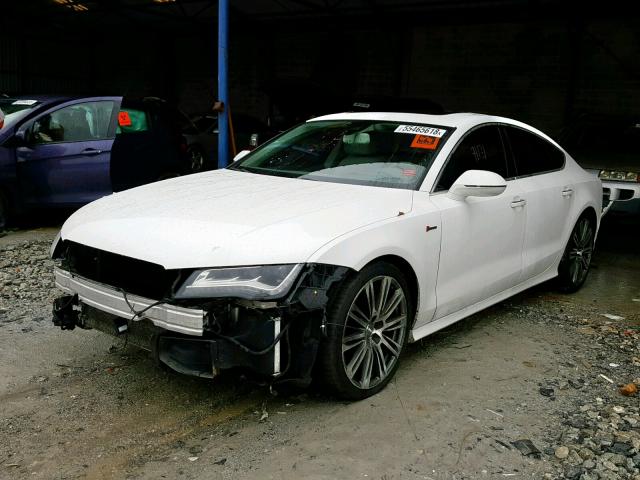 WAU3GAFC8CN076523 - 2012 AUDI A7 PRESTIG WHITE photo 2