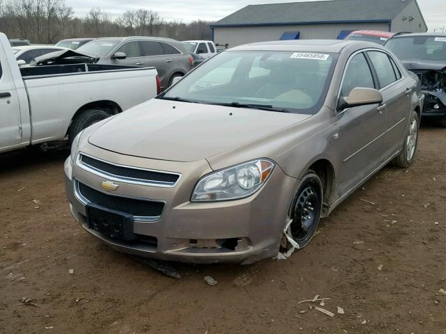 1G1ZJ57798F268857 - 2008 CHEVROLET MALIBU 2LT TAN photo 2