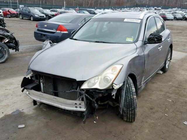 JNKAJ09FX8M356354 - 2008 INFINITI EX35 BASE GRAY photo 2