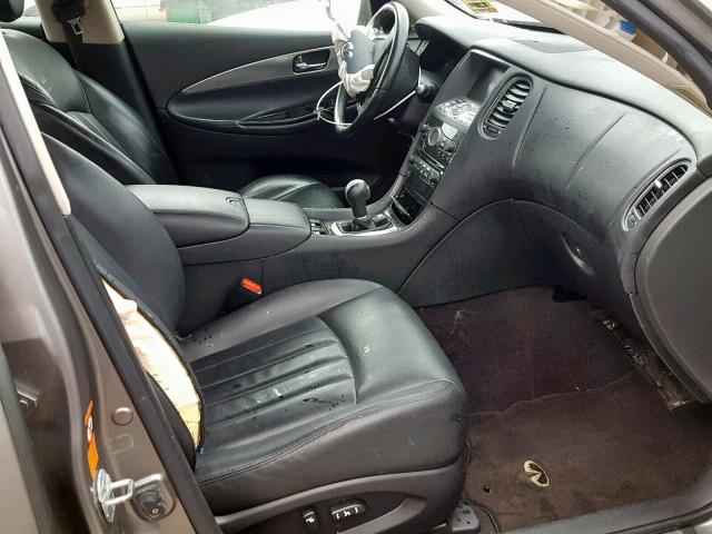 JNKAJ09FX8M356354 - 2008 INFINITI EX35 BASE GRAY photo 5