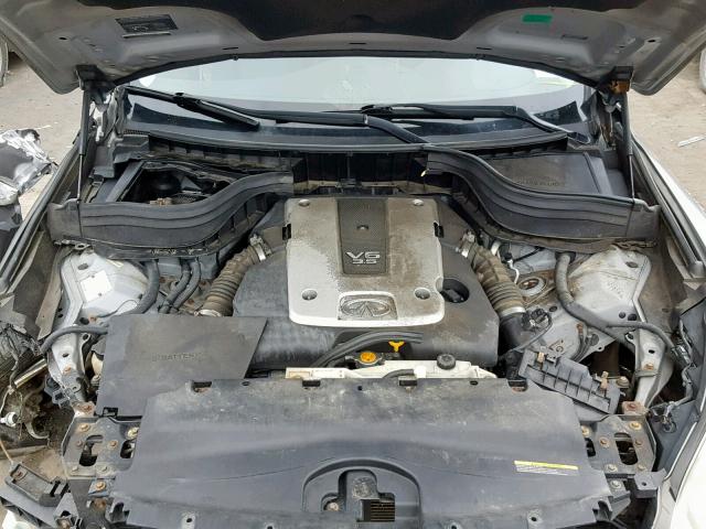 JNKAJ09FX8M356354 - 2008 INFINITI EX35 BASE GRAY photo 7