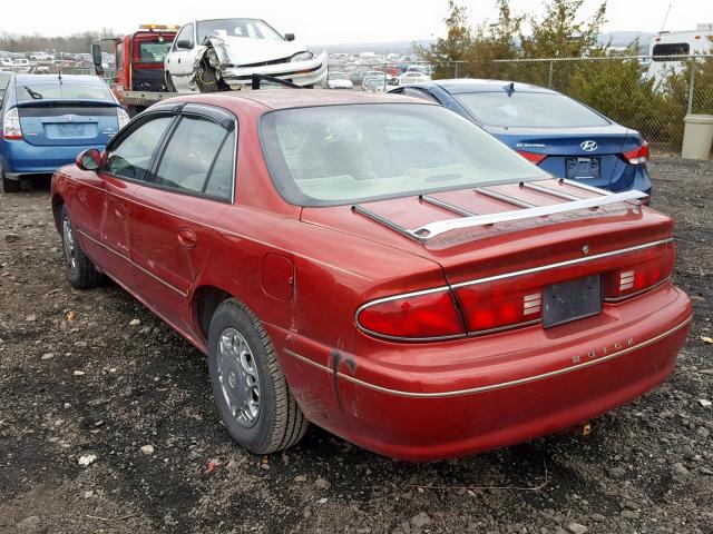 2G4WS52M0V1409544 - 1997 BUICK CENTURY CU RED photo 3