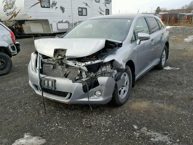 4T3BK3BB0GU126299 - 2016 TOYOTA VENZA XLE SILVER photo 2