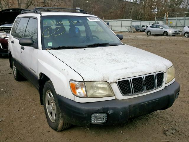 JF1SF63542H729937 - 2002 SUBARU FORESTER L WHITE photo 1