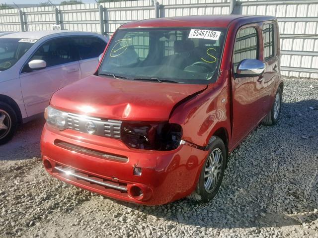 JN8AZ2KR0BT214123 - 2011 NISSAN CUBE BASE RED photo 2