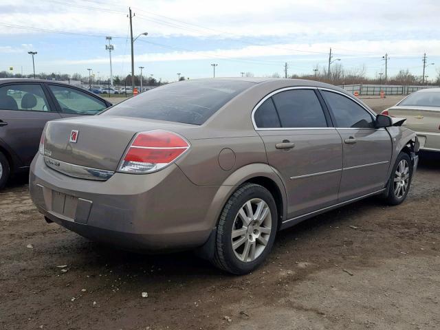 1G8ZS57N98F243552 - 2008 SATURN AURA XE TAN photo 4